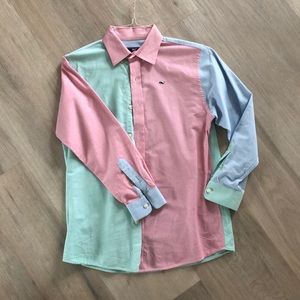 Vineyard vines boys medium button down